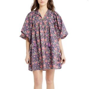 Millie Daisy Dress Primrose Mini Tassel Tie Dress Women's Size XL